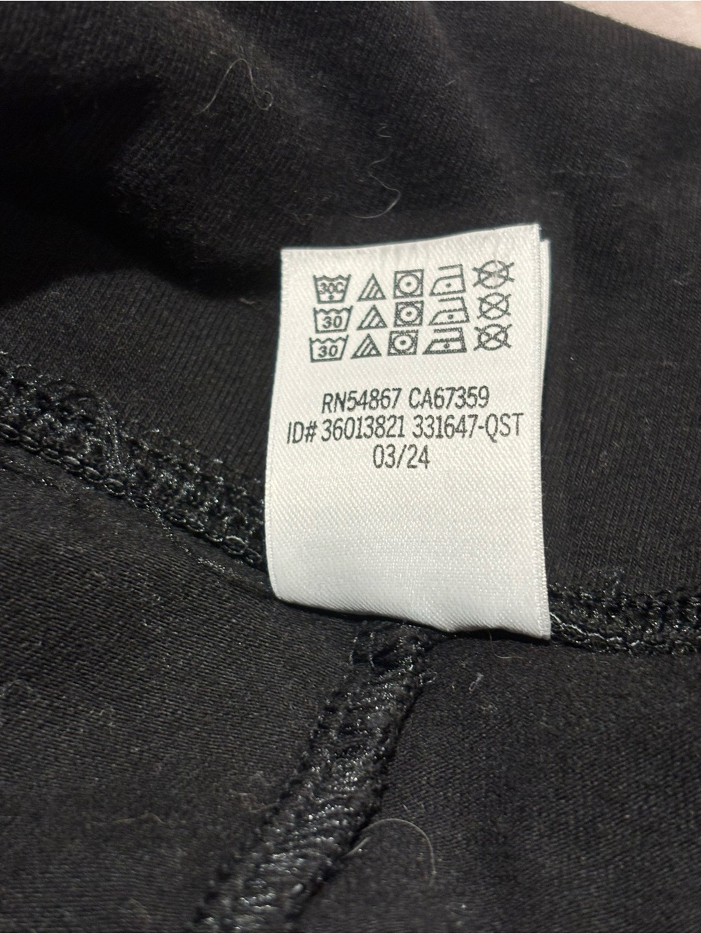 PINK Victoria's Secret Black Tag Detail - Picture 9 of 11